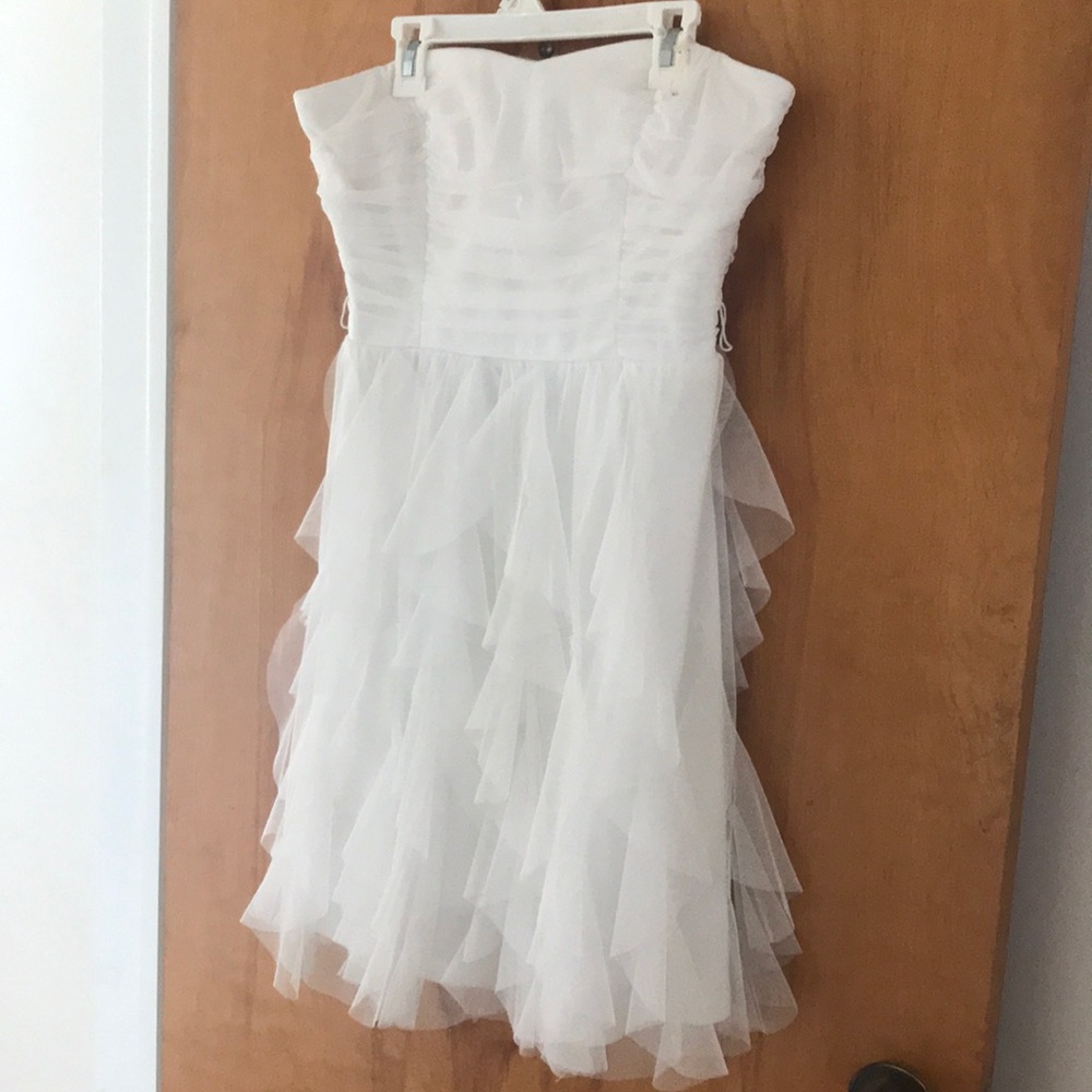 Teeze Me White Homecoming Dress
